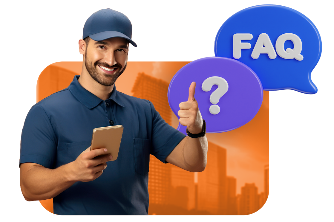 Friendly customer support and FAQ assistance for seamless courier services in India.